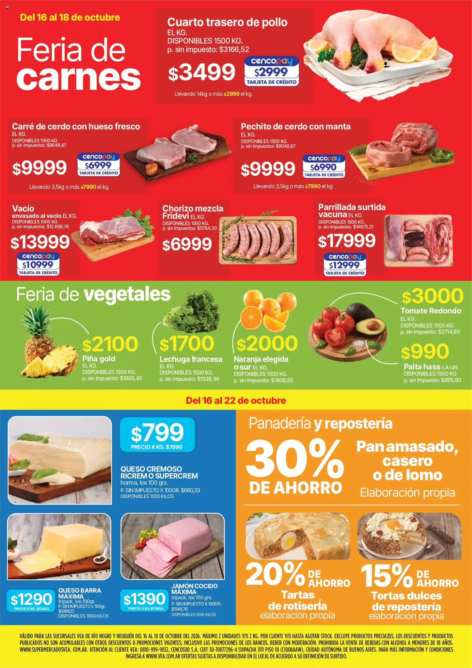 Vista previa del folleto de la tienda Vea válido desde el 16/10/2026 
