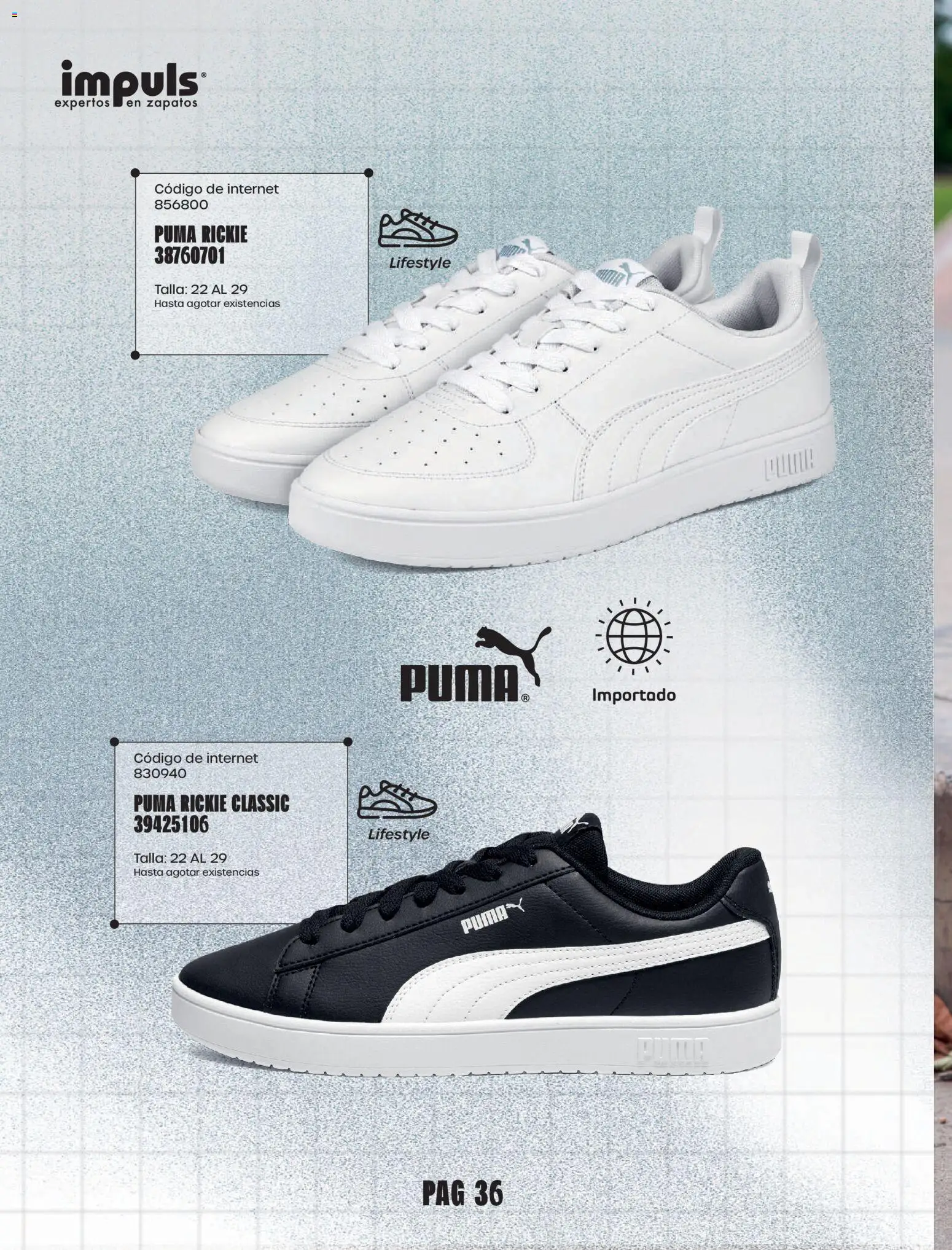 Vista previa las ofertas de la tienda Impuls - Impuls catálogo Urban Sport desde el 01/09/2026 - Zapatos