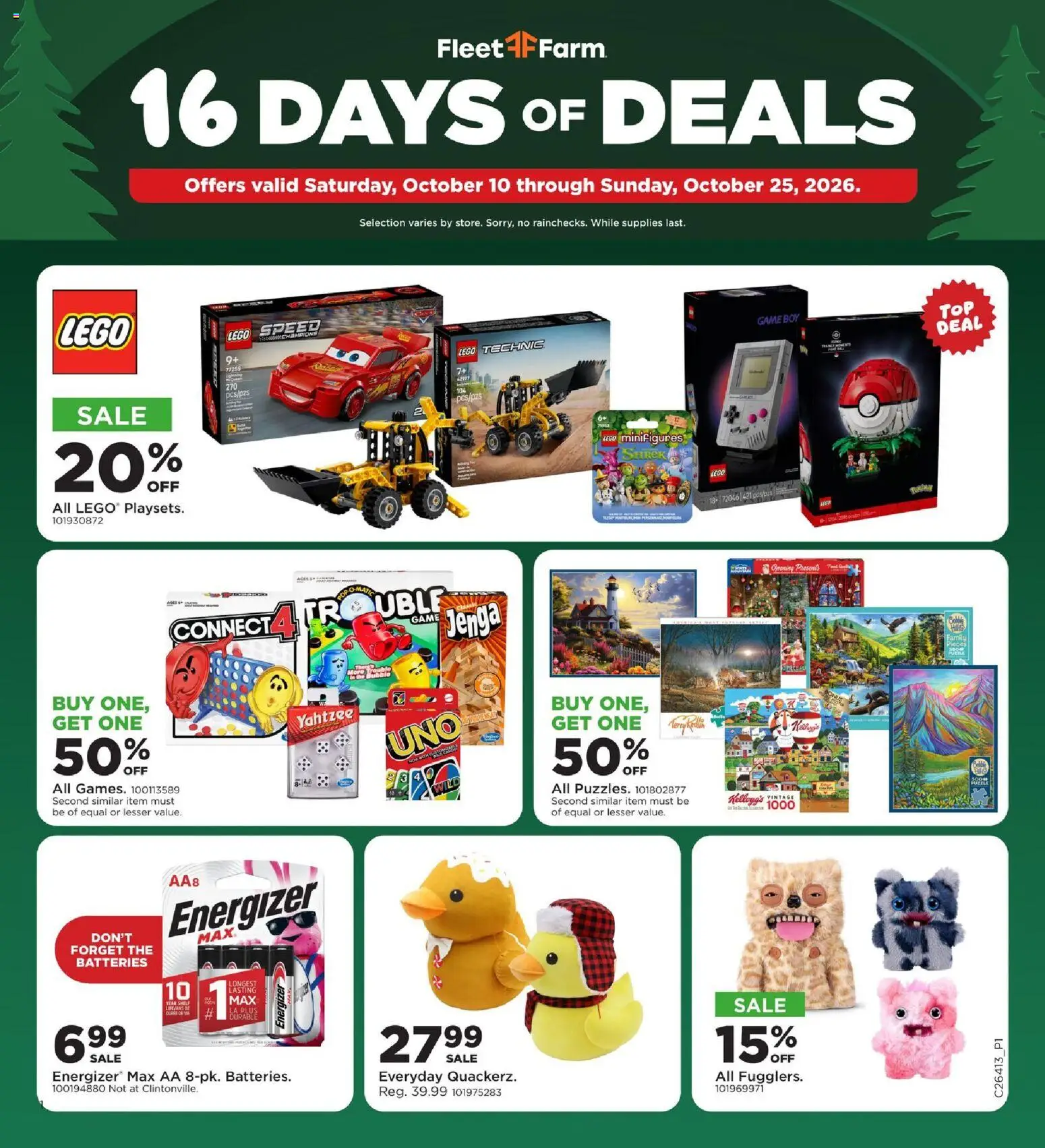 Ad Preview of Mills Fleet Farm Mills Fleet Farm Deals Ad from 10/10/2026