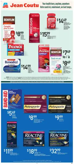 Un aperçu du dépliant Jean Coutu flyer - Pharma Booklet du magasin Jean Coutu est valide à partir 8 oct. 2026