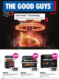 Preview of catalogue The Good Guys Tefal from shop The Good Guys valid 22/10/2026