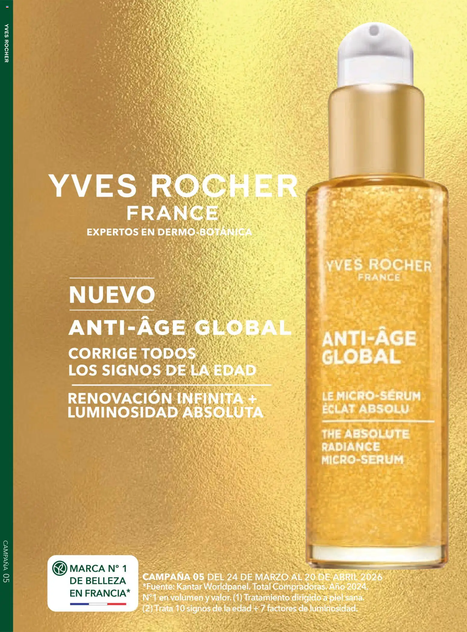 Vista previa las ofertas de la tienda Yves Rocher - Yves Rocher campaña 5 2026 desde el 24/03/2026 - Campana
