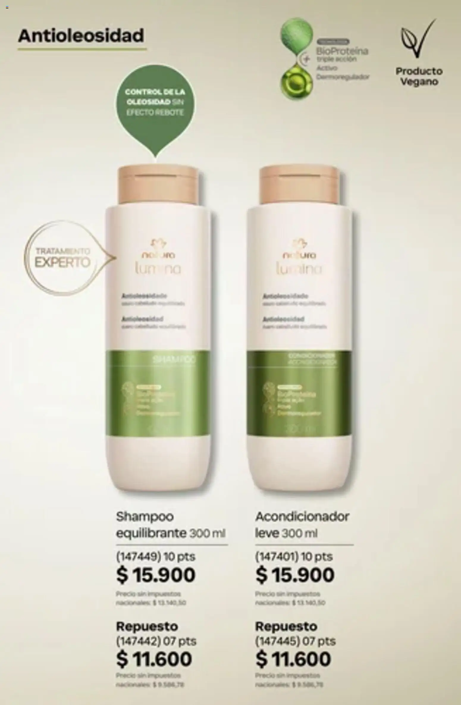 Vista previa del folleto de la tienda Natura válido desde el 01/10/2026 - Shampoo, Acondicionador