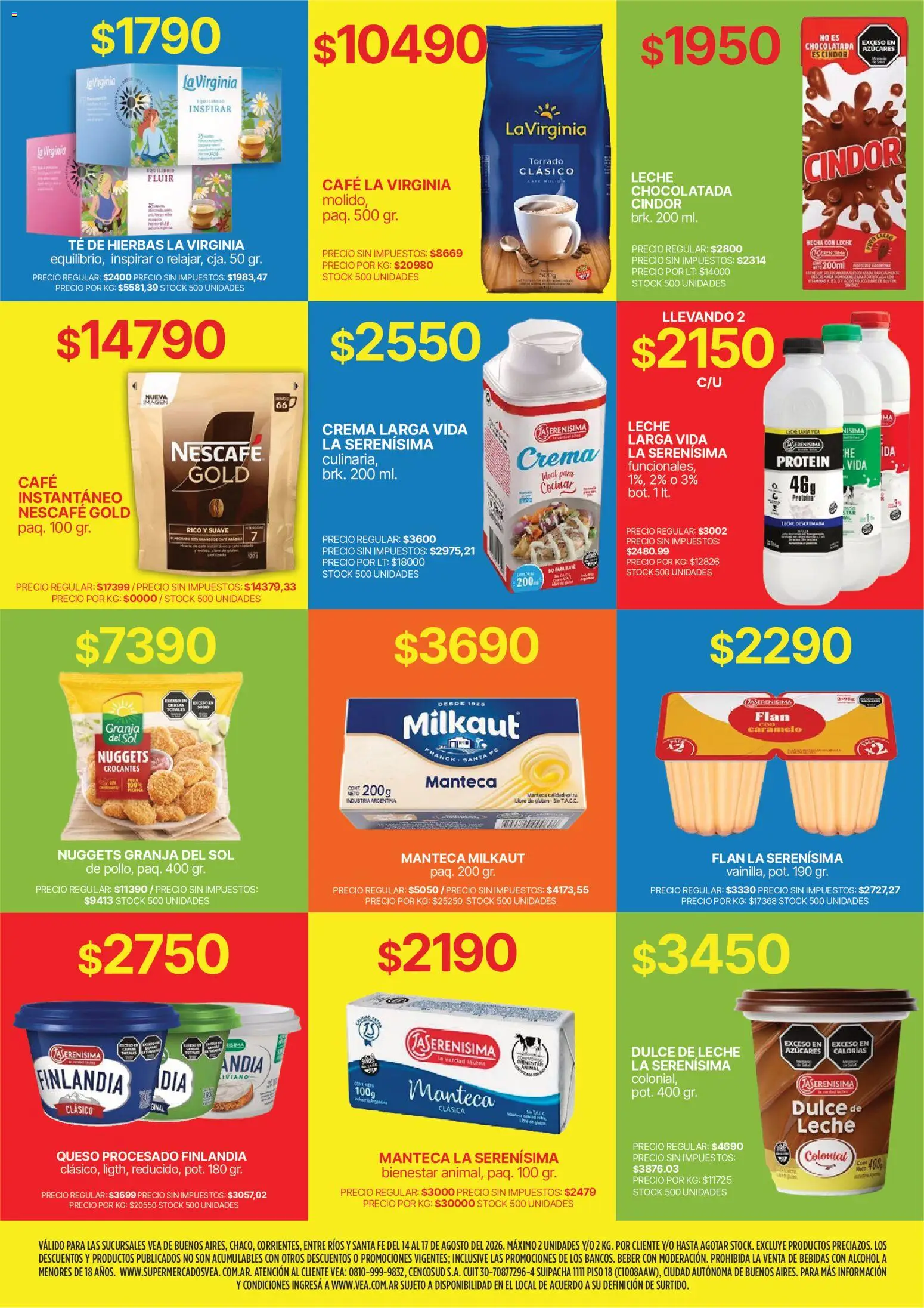 Vista previa del folleto de la tienda Vea válido desde el 14/08/2026 
