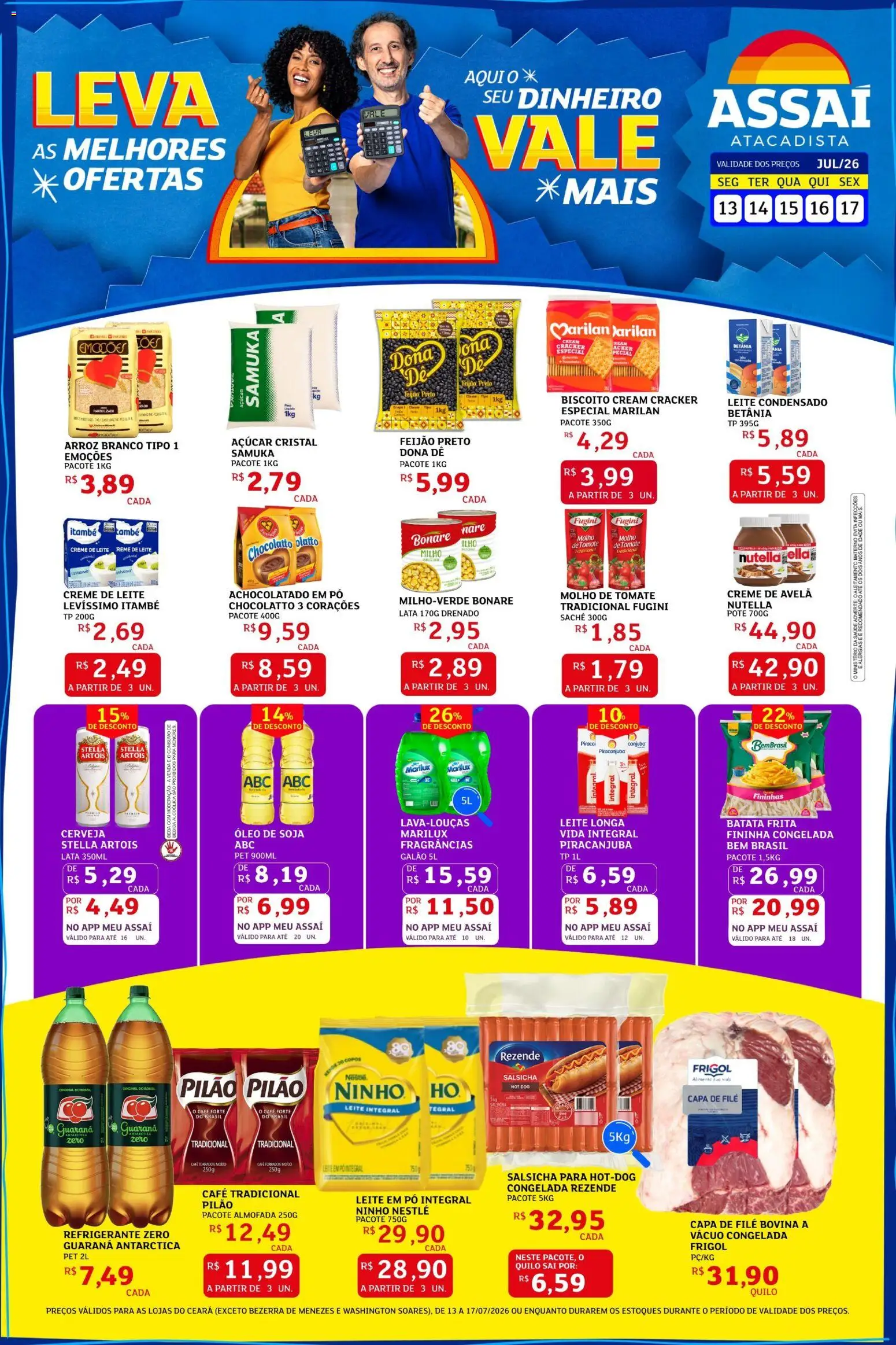 Pré-Visualização do folheto "Assaí Atacadista ofertas" da loja Assaí Atacadista válido a partir de 13/07/2026