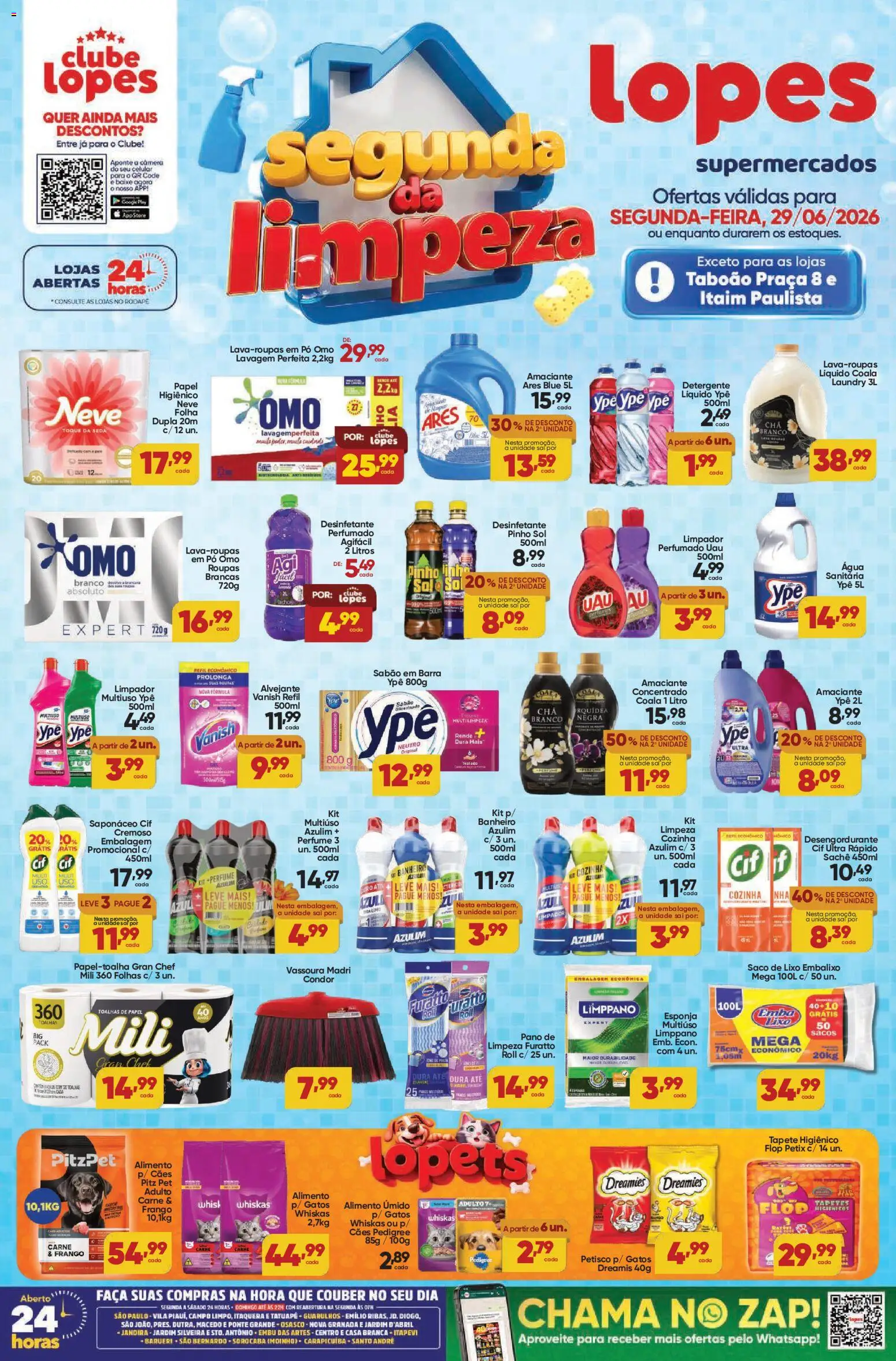 Pré-Visualização do folheto "Lopes Supermercados - Ofertas da semana" da loja Lopes Supermercados válido a partir de 29/06/2026