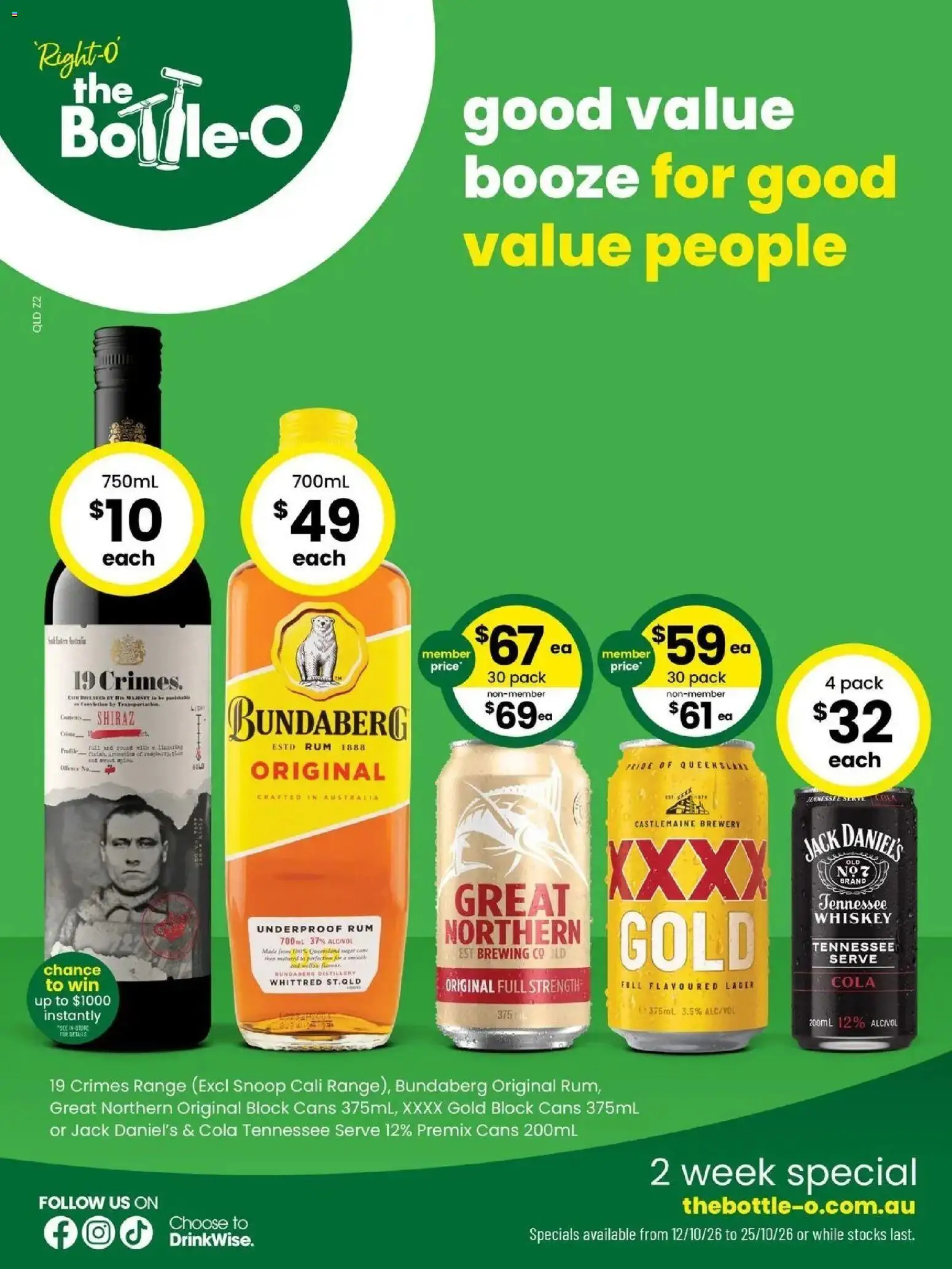 Preview of catalogue The Bottle-O catalogue Burdell from shop The Bottle-O valid 12/10/2026