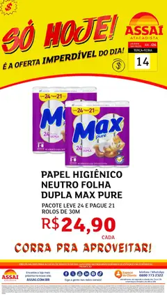 Pré-Visualização do folheto "Assaí Atacadista ofertas - DF" da loja Assaí Atacadista válido a partir de 14/07/2026