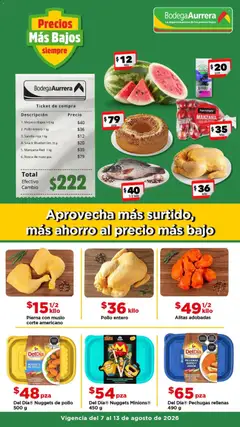 Vista previa las ofertas de la tienda Bodega Aurrerá - Bodega Aurrerá folleto Aprovecha más surtido desde el 07/08/2026 