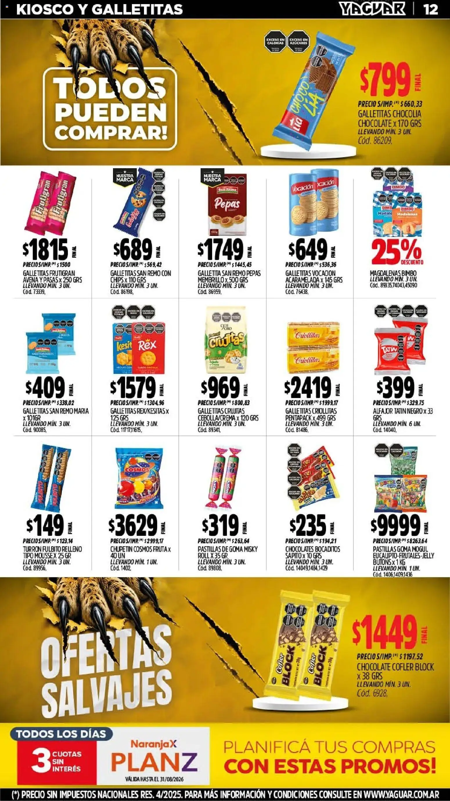Vista previa del folleto de la tienda Yaguar válido desde el 10/08/2026 