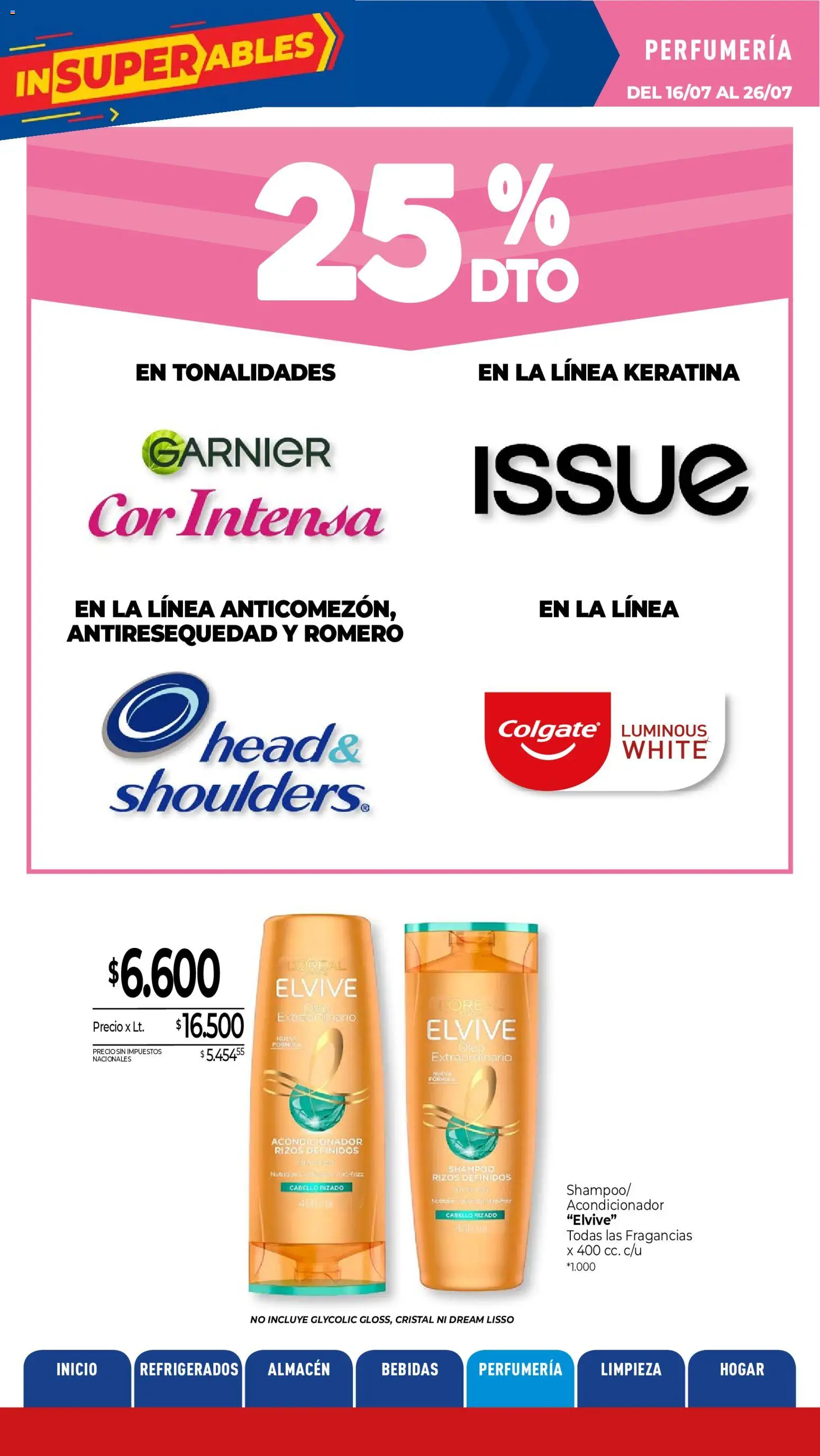 Vista previa del folleto de la tienda La Anonima válido desde el 16/07/2026 - Bebidas, Shampoo, Acondicionador