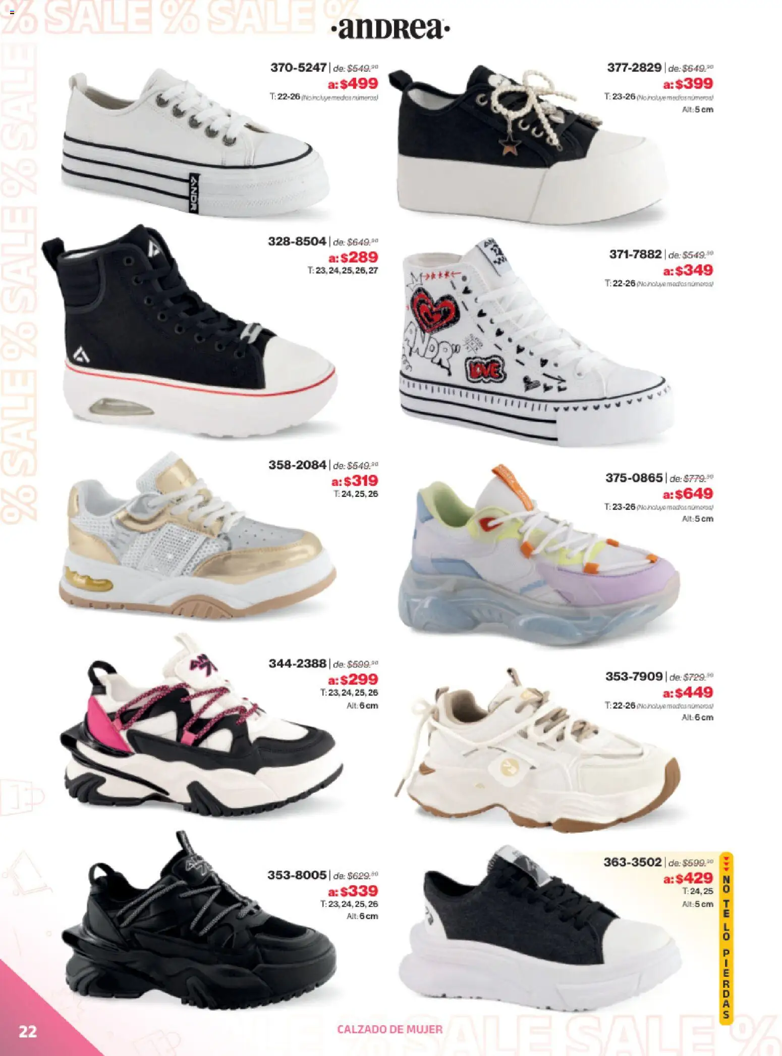 Vista previa las ofertas de la tienda Andrea - Catálogo Outlet desde el 21/12/2025 