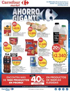 Vista previa del folleto de la tienda Carrefour Market válido desde el 23/09/2026 