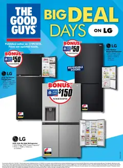 Preview of catalogue The Good Guys catalogue from shop The Good Guys valid 16/09/2026