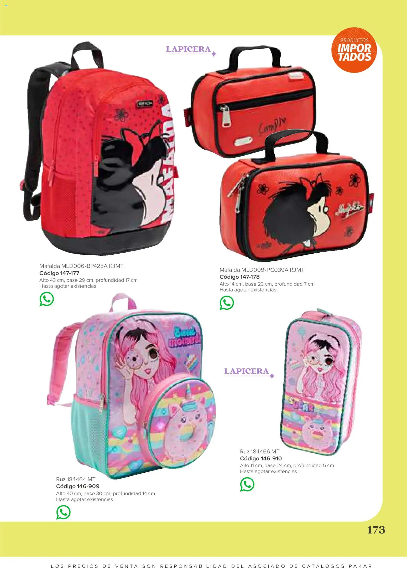 Vista previa las ofertas de la tienda SC Pakar - SC Pakar catálogo Niña desde el 31/07/2026 