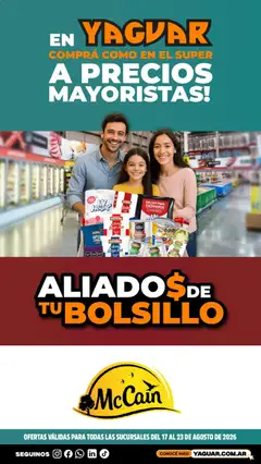 Vista previa del folleto de la tienda Yaguar válido desde el 17/08/2026 