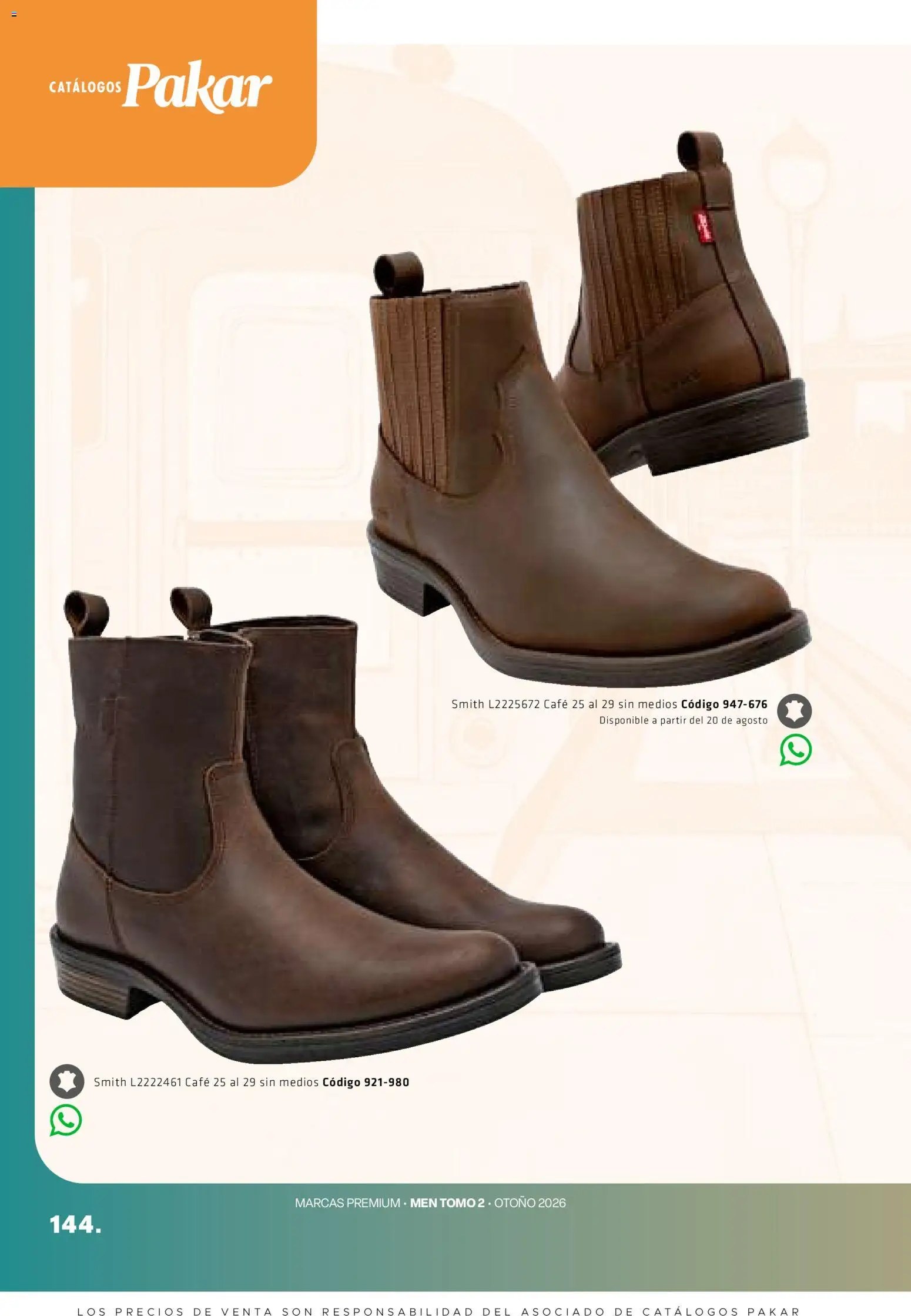 Vista previa las ofertas de la tienda SC Pakar - SC Pakar catálogo Premium Men Tomo 2 desde el 28/08/2026 
