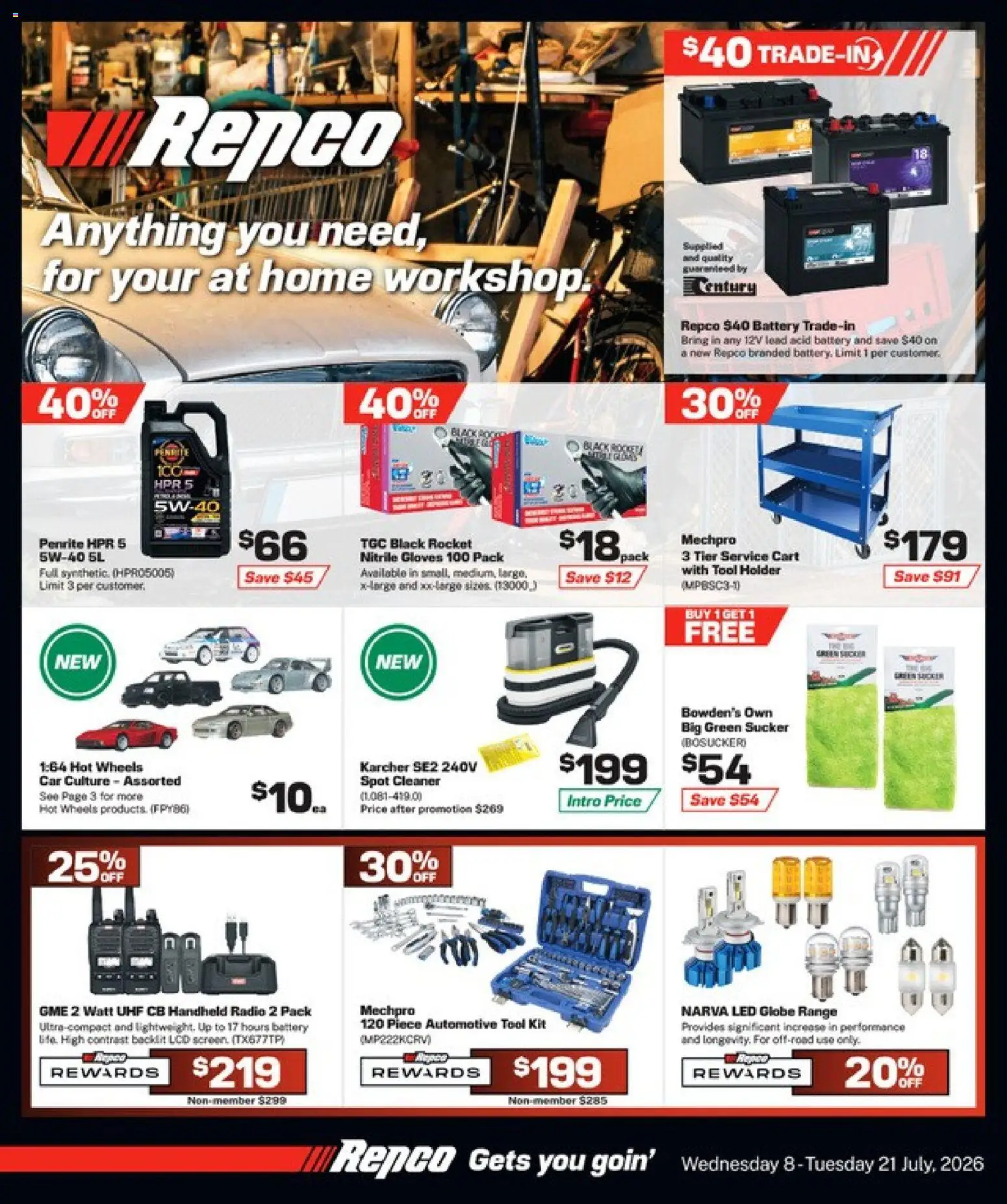 Preview of catalogue Repco catalogue from shop Repco valid 8 Jul 2026