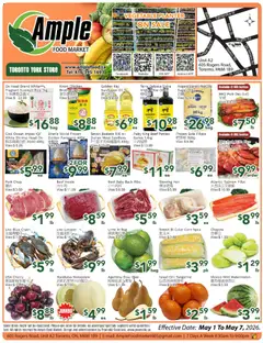Preview of leaflet Ample Food Market weekly flyer Toronto York from shop Ample Food Market is valid from May 01, 2026
