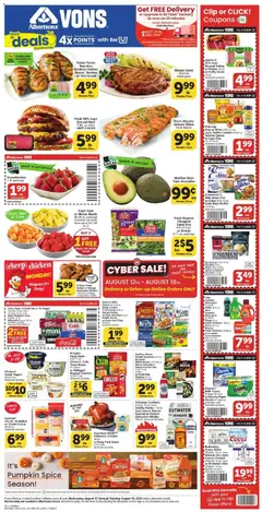 Ad Preview of Vons Vons Weekly Ad from 08/12/2026