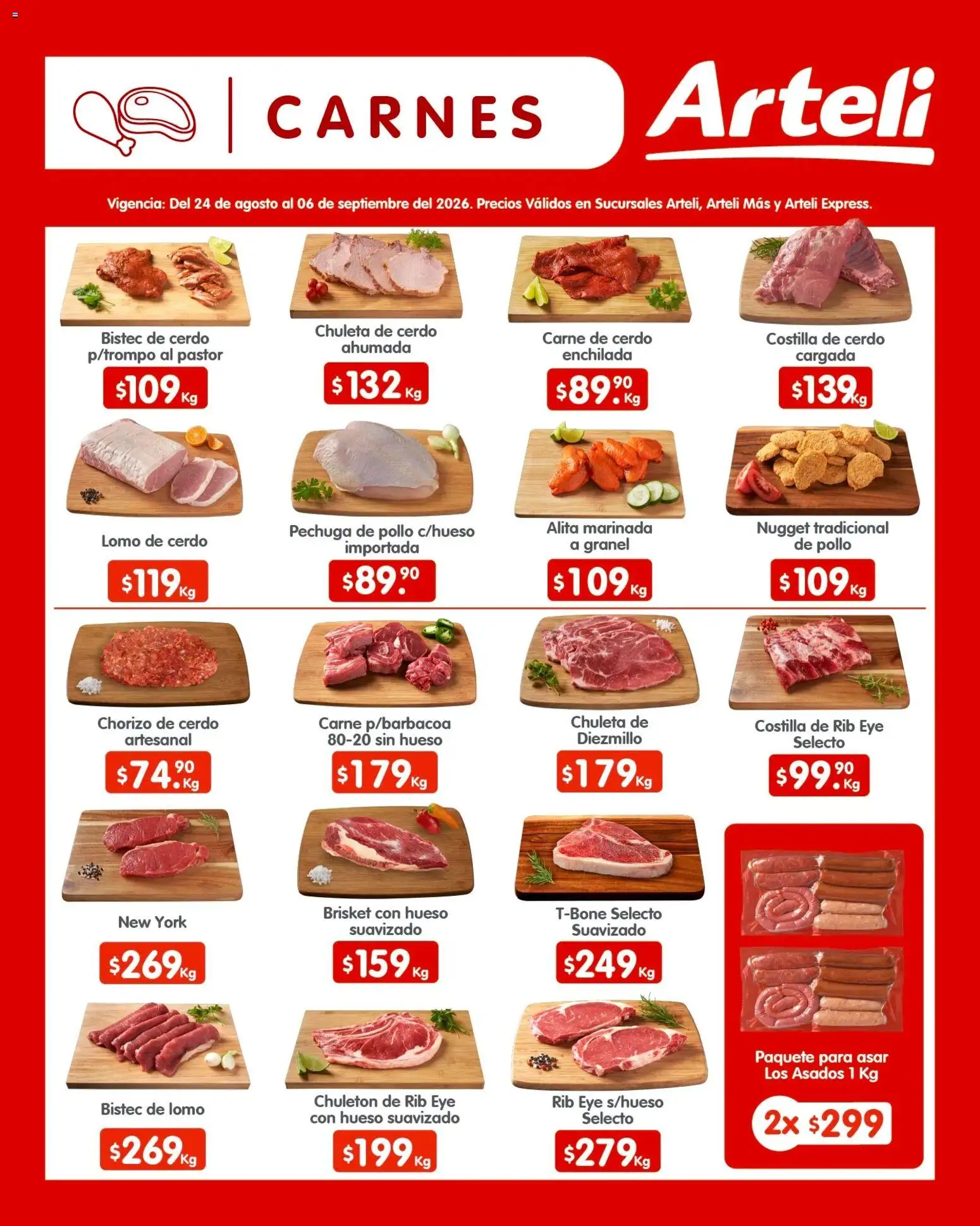 Vista previa las ofertas de la tienda Arteli - Arteli folleto Quincenal desde el 24/08/2026 
