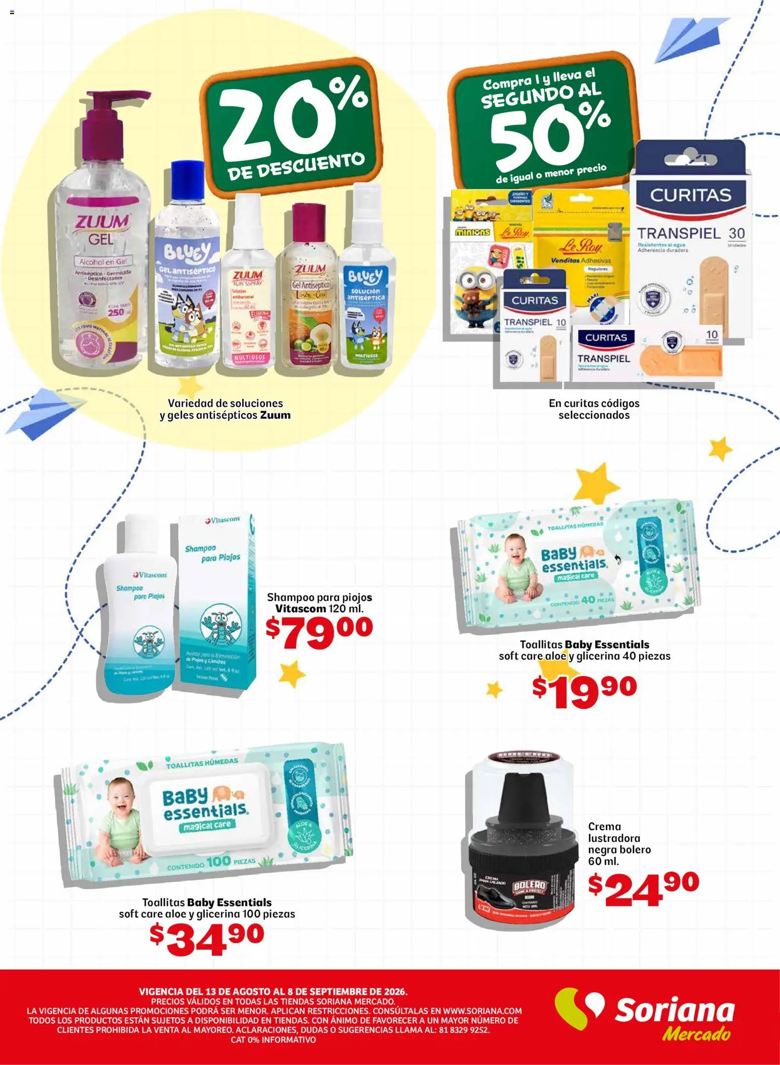 Vista previa las ofertas de la tienda Soriana - Soriana Más útiles más ahorro Mercado Nacional desde el 13/08/2026 
