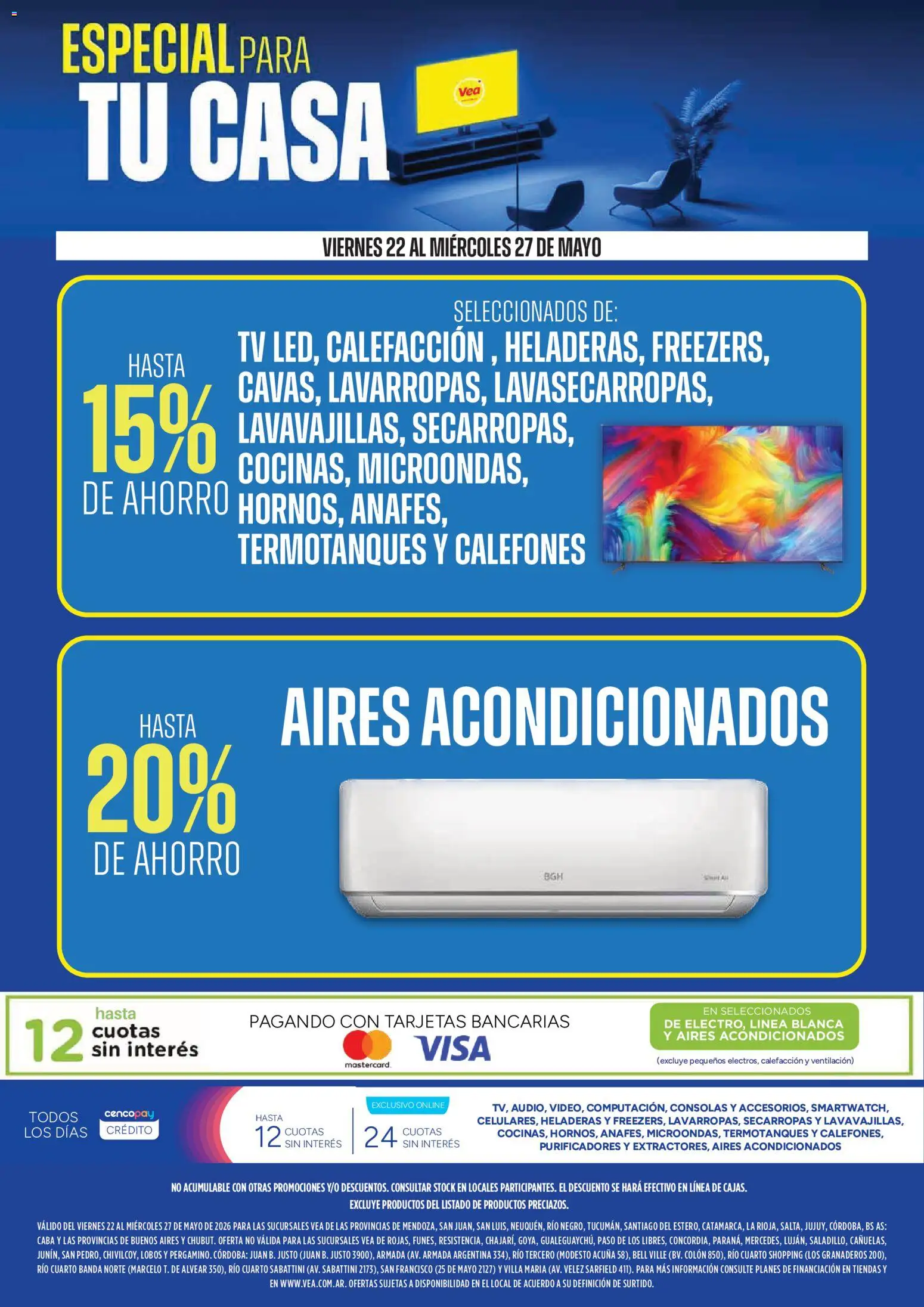 Vista previa del folleto de la tienda Vea válido desde el 22/05/2026 