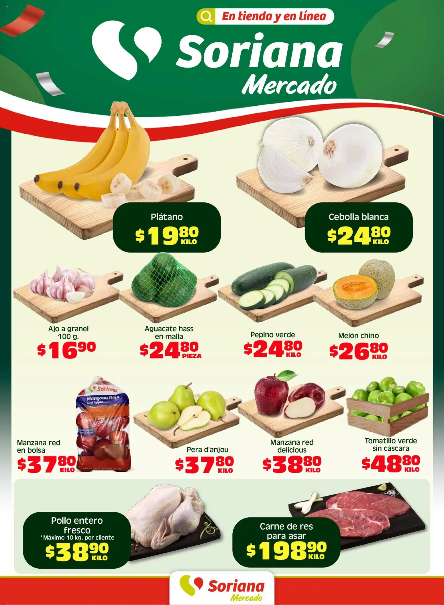 Vista previa las ofertas de la tienda Soriana - Soriana Fin de Semana Mercado: Saltillo y Torreón desde el 01/05/2026 