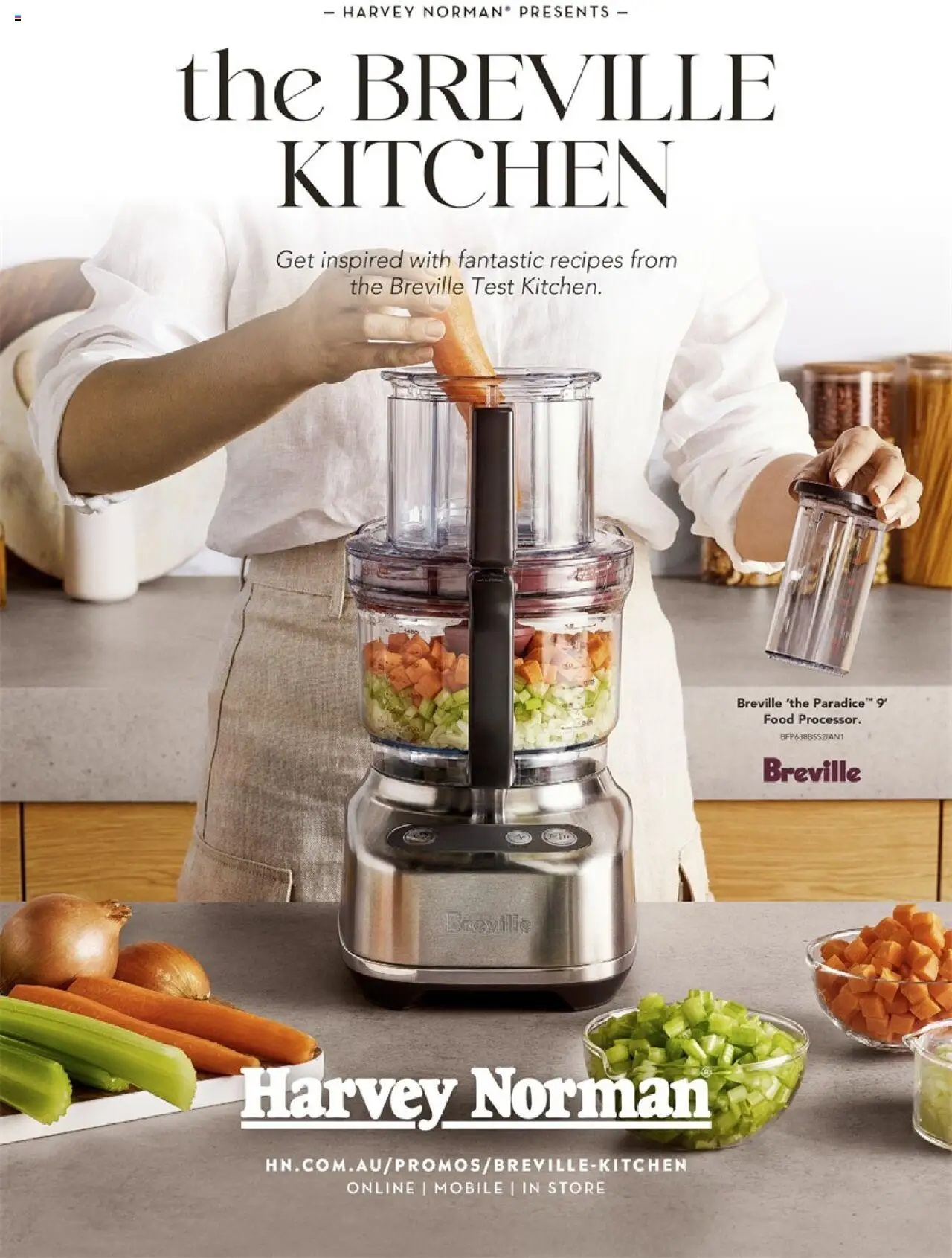 Preview of catalogue The Breville Kitchen from shop Harvey Norman valid 11/08/2025 - Food, Mobile