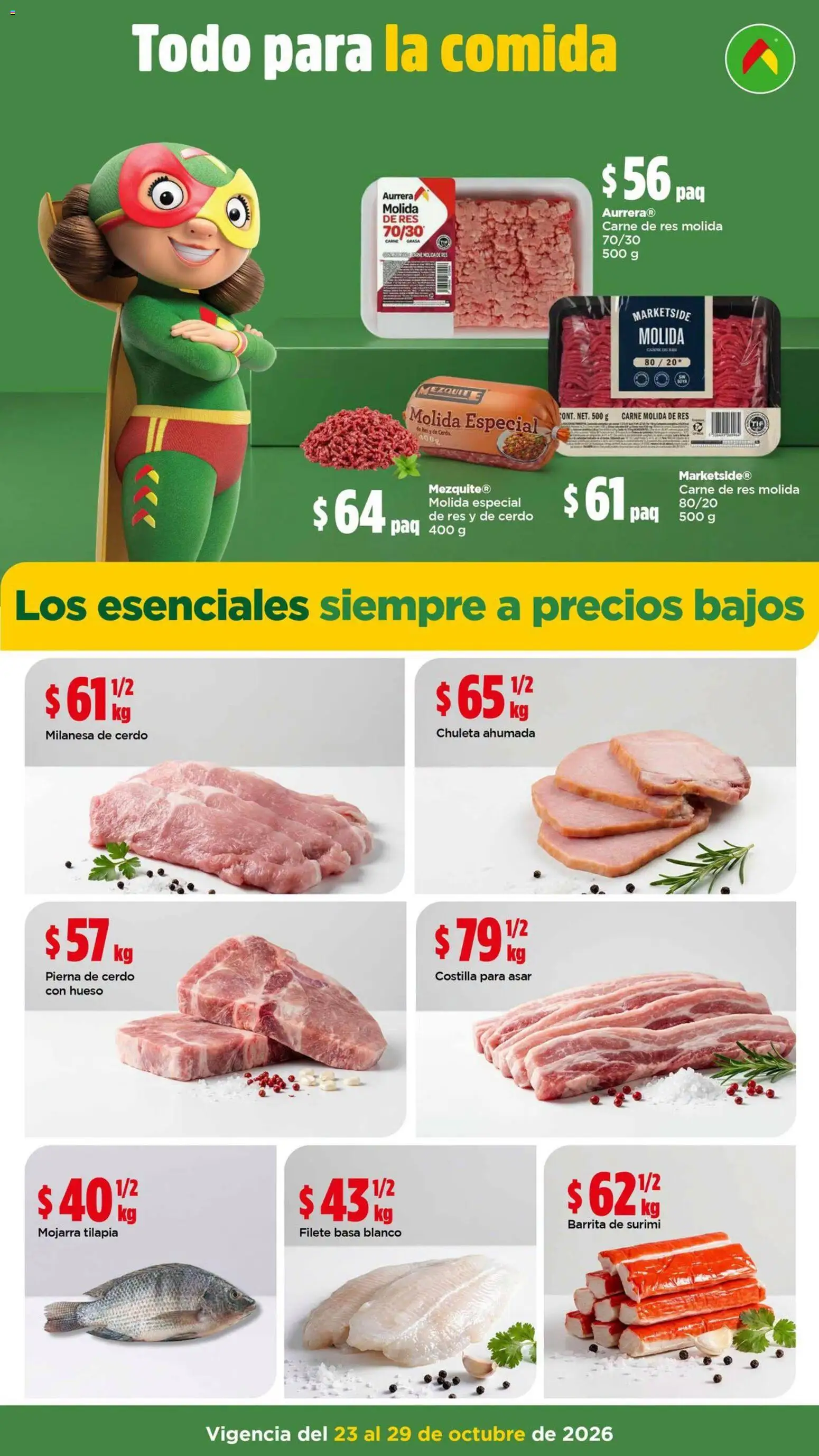 Vista previa las ofertas de la tienda Bodega Aurrerá - Bodega Aurrerá folleto Una deliciosa ensalada de pollo para tu familia desde el 23/10/2026 