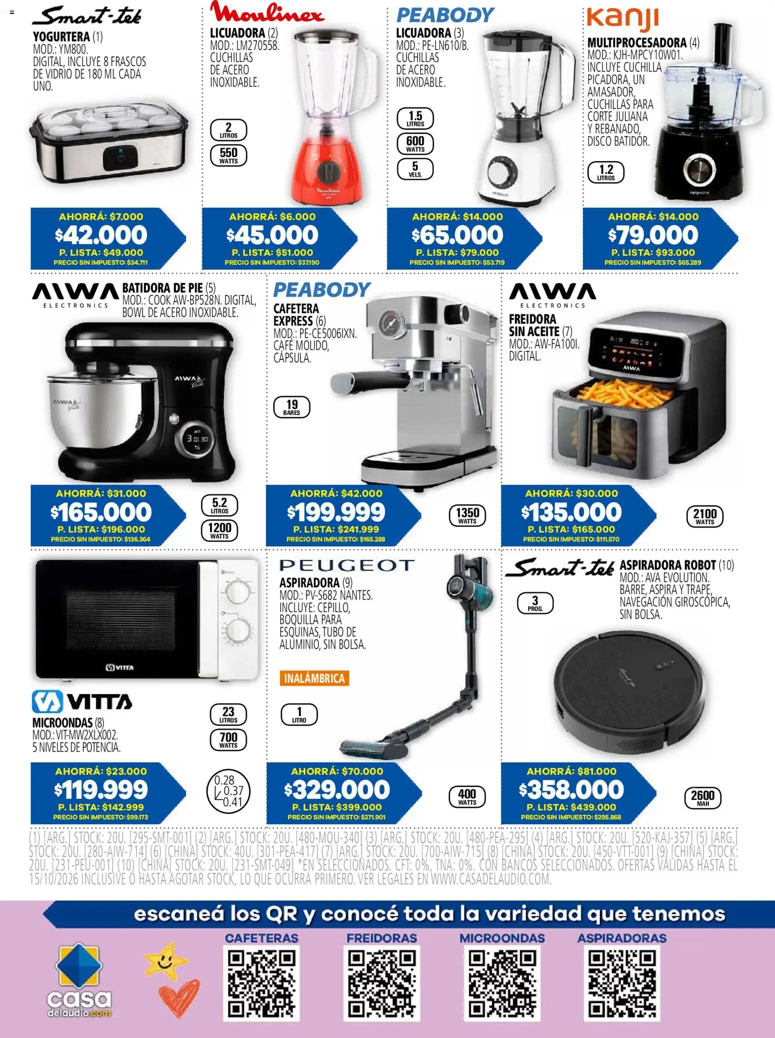 Vista previa del folleto de la tienda Casa del Audio válido desde el 01/10/2026 