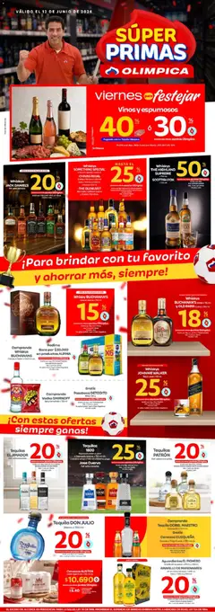  Vista previa del prospecto Olímpica catálogo Viernes para festejar del almacen Olímpica válida del 12/06/2026 al 12/06/2026