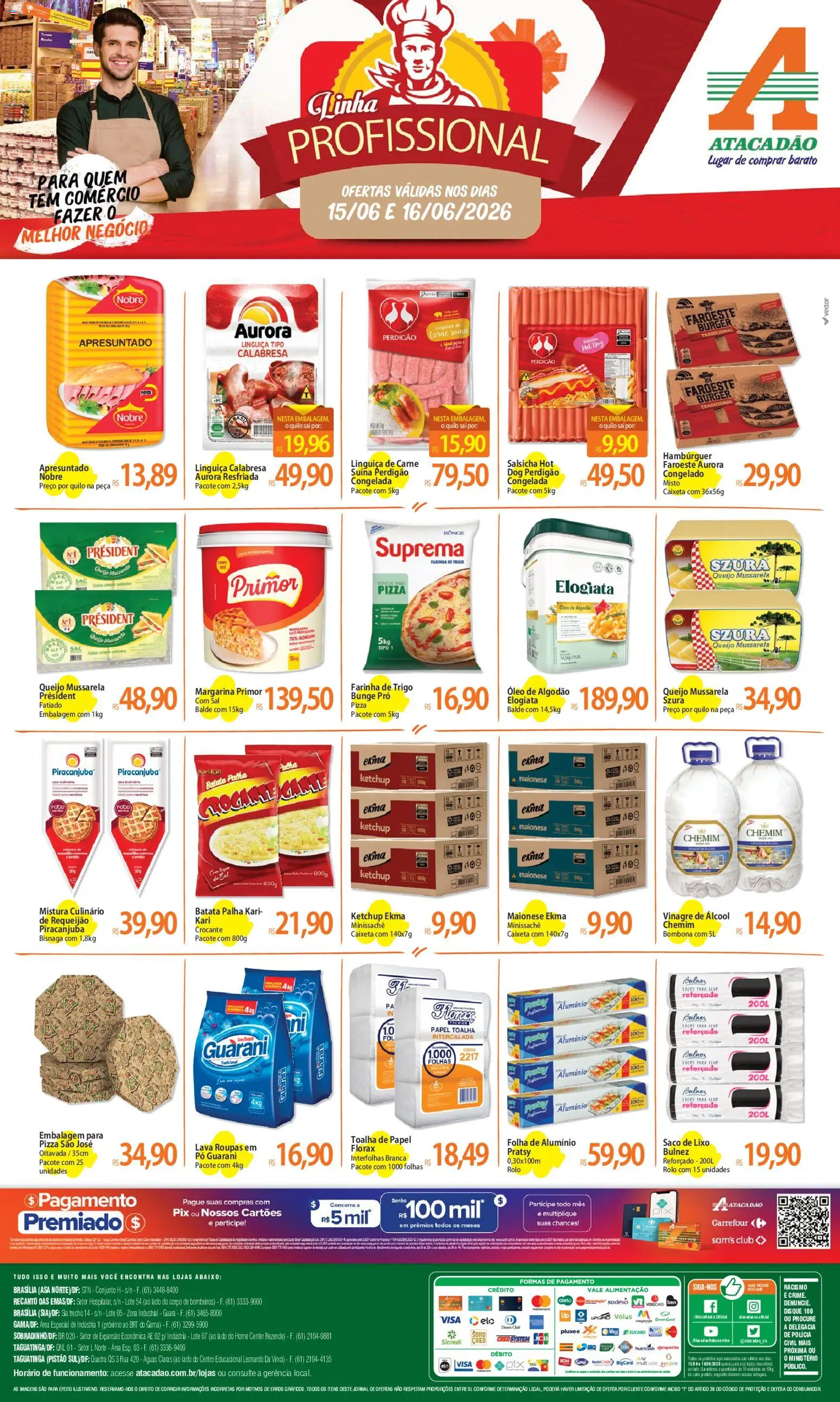 Pré-Visualização do folheto "Atacadão ofertas - DF" da loja Atacadão válido a partir de 15/06/2026