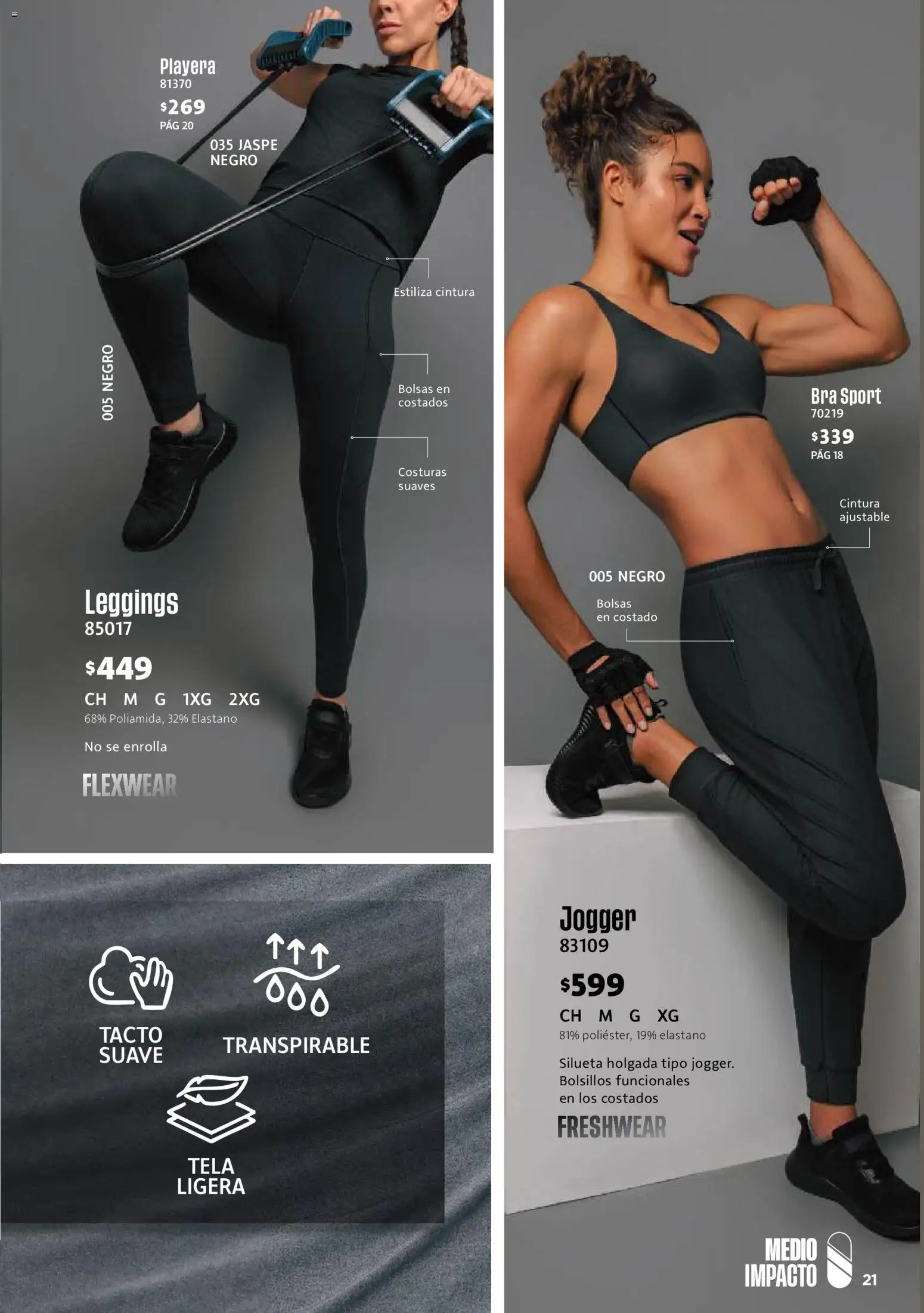 Vista previa las ofertas de la tienda Ilusión - Ilusión catálogo Verano desde el 01/05/2026 - Playera, Leggings