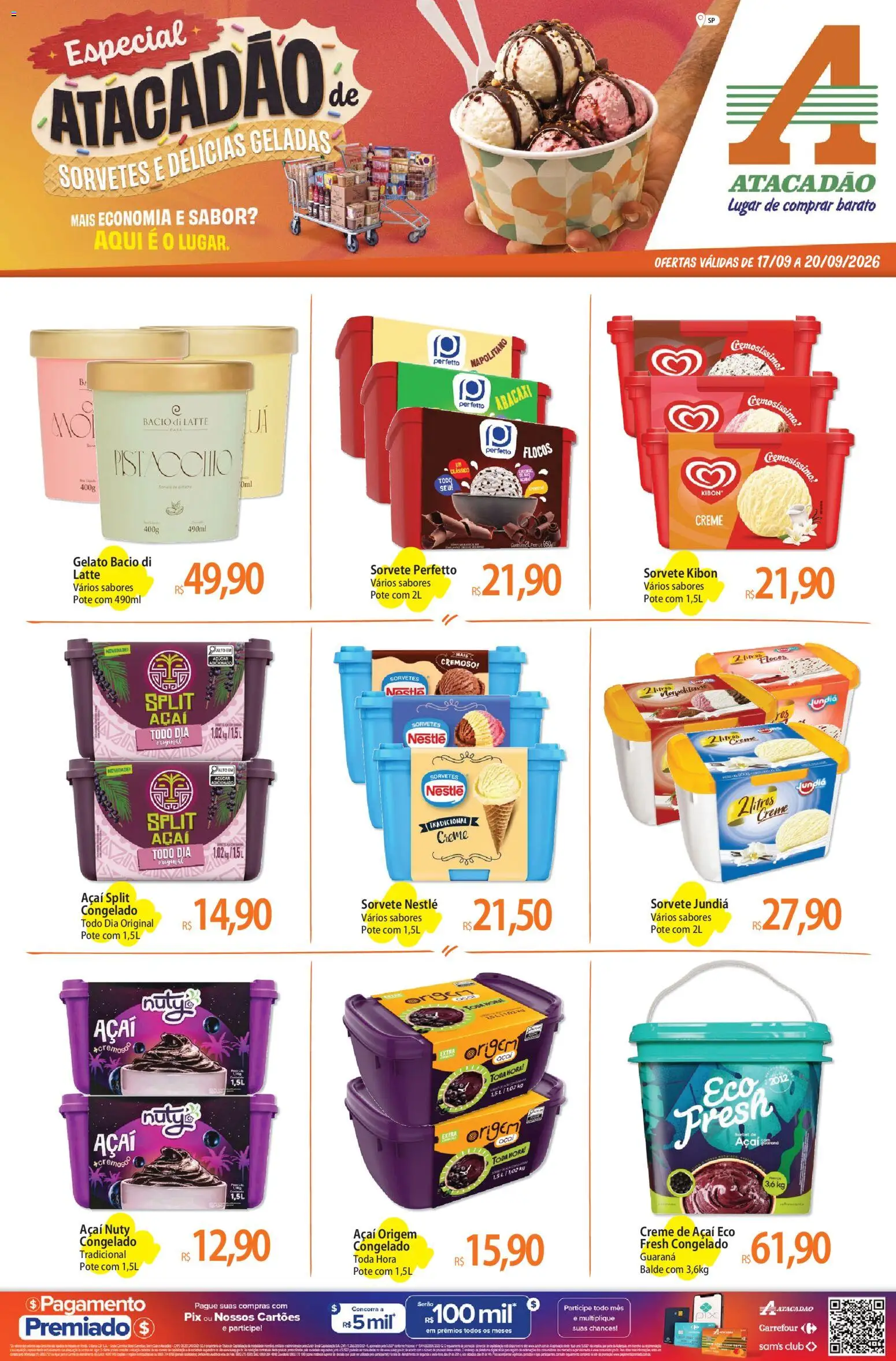 Pré-Visualização do folheto "Atacadão ofertas - SP" da loja Atacadão válido a partir de 17/09/2026