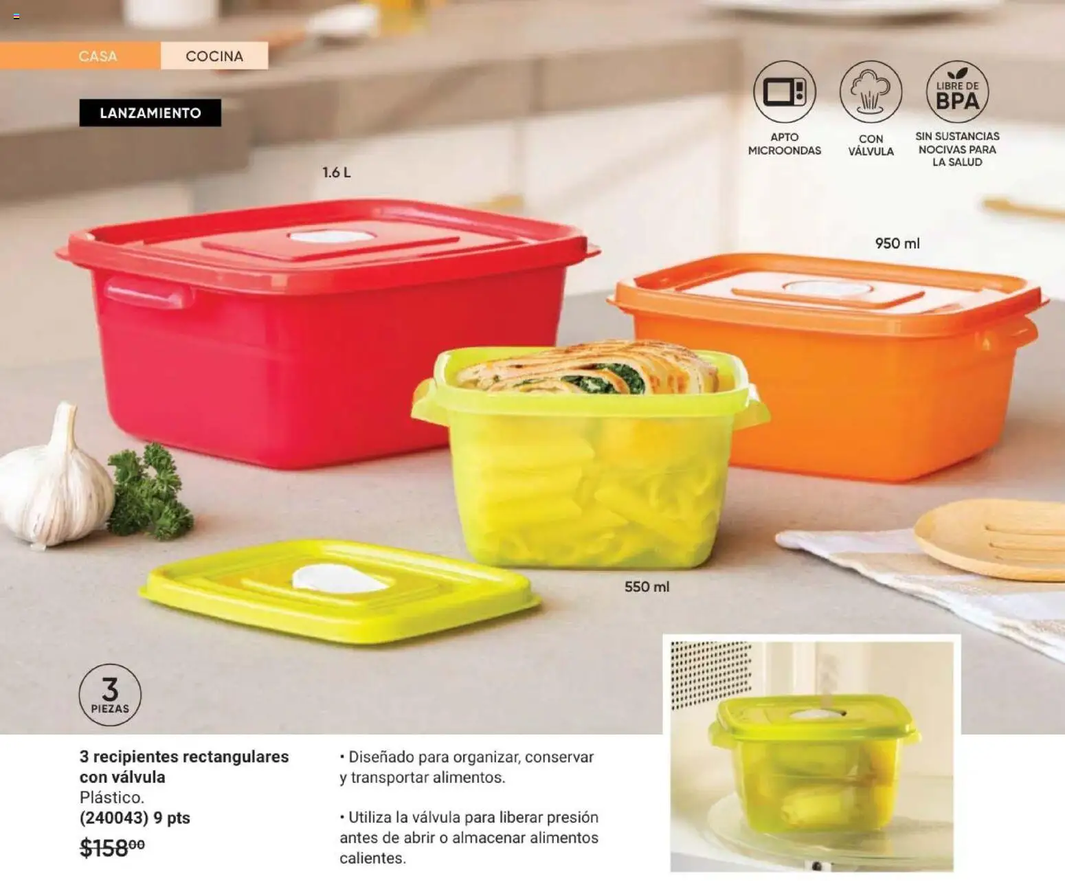 Vista previa las ofertas de la tienda AVON - AVON Casa & Estilo 8 2026 desde el 08/05/2026 - Microondas, Cocina, Alimentos, Válvula
