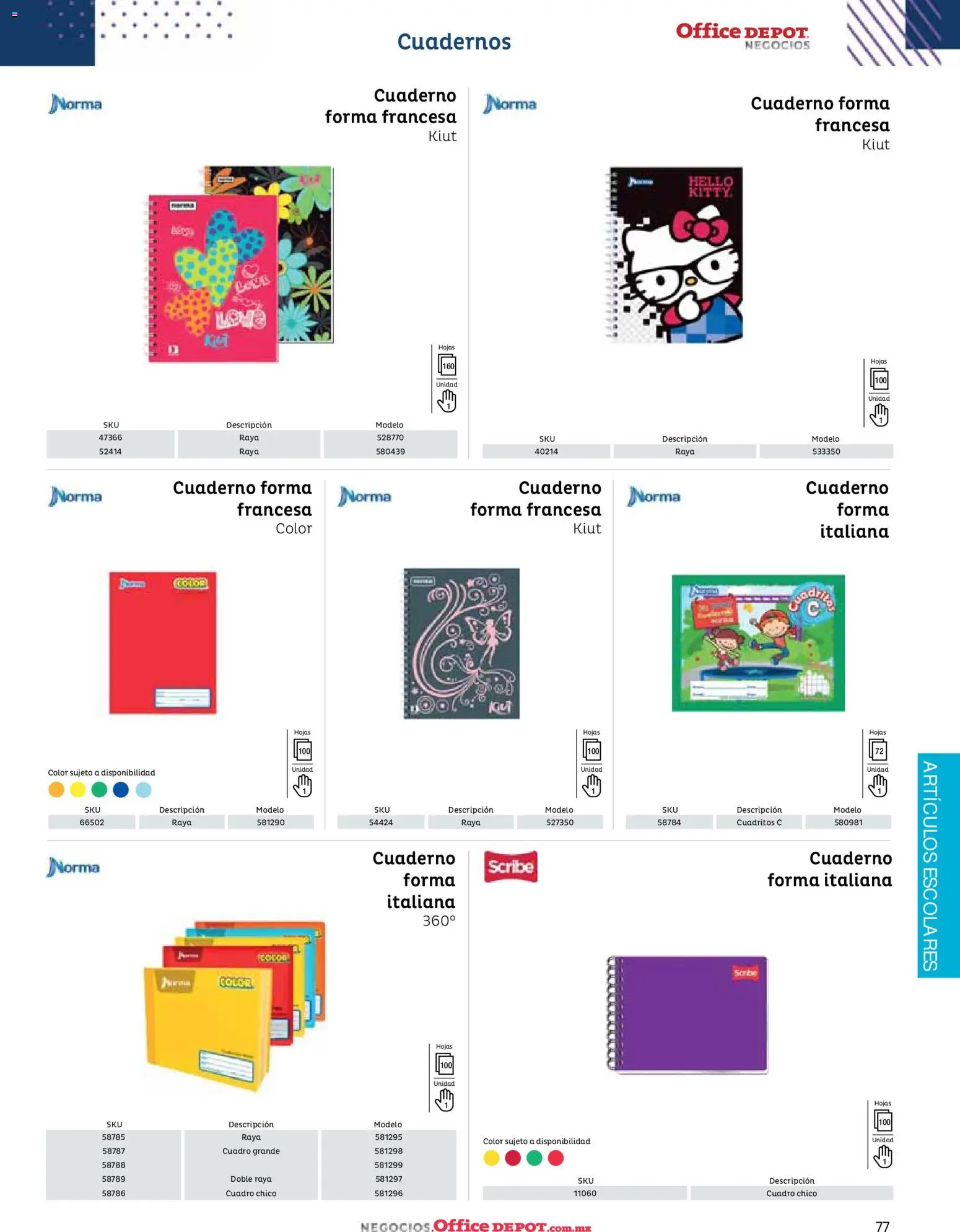 Vista previa las ofertas de la tienda Office Depot - Catálogo 2026 desde el 12/01/2026 