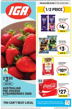 Preview of catalogue IGA catalogue SA from shop IGA valid 19/08/2026