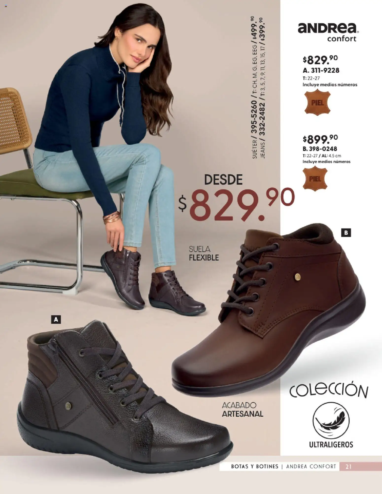 Vista previa las ofertas de la tienda Andrea - Andrea catálogo Calzado Confort desde el 23/08/2026 