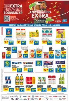 Pré-Visualização do folheto "Extra ofertas de Mercado Semanal" da loja Extra válido a partir de 23/06/2026