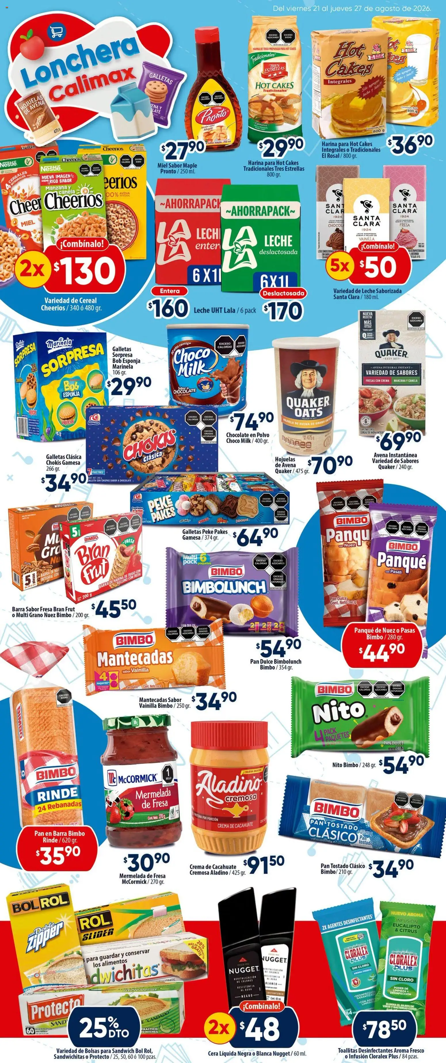 Vista previa las ofertas de la tienda Calimax - Calimax folleto desde el 21/08/2026 
