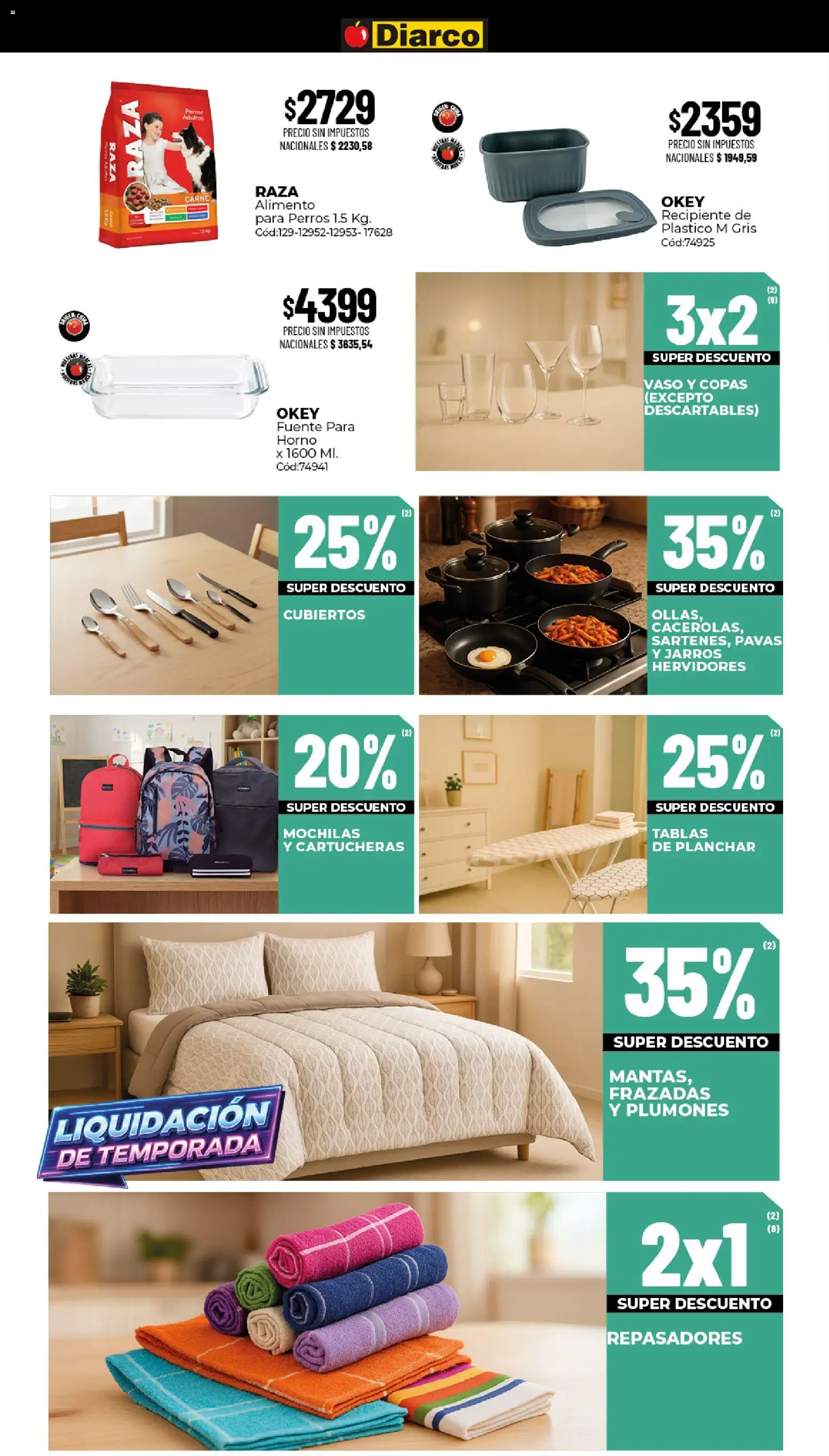 Vista previa del folleto de la tienda Diarco válido desde el 24/08/2026 
