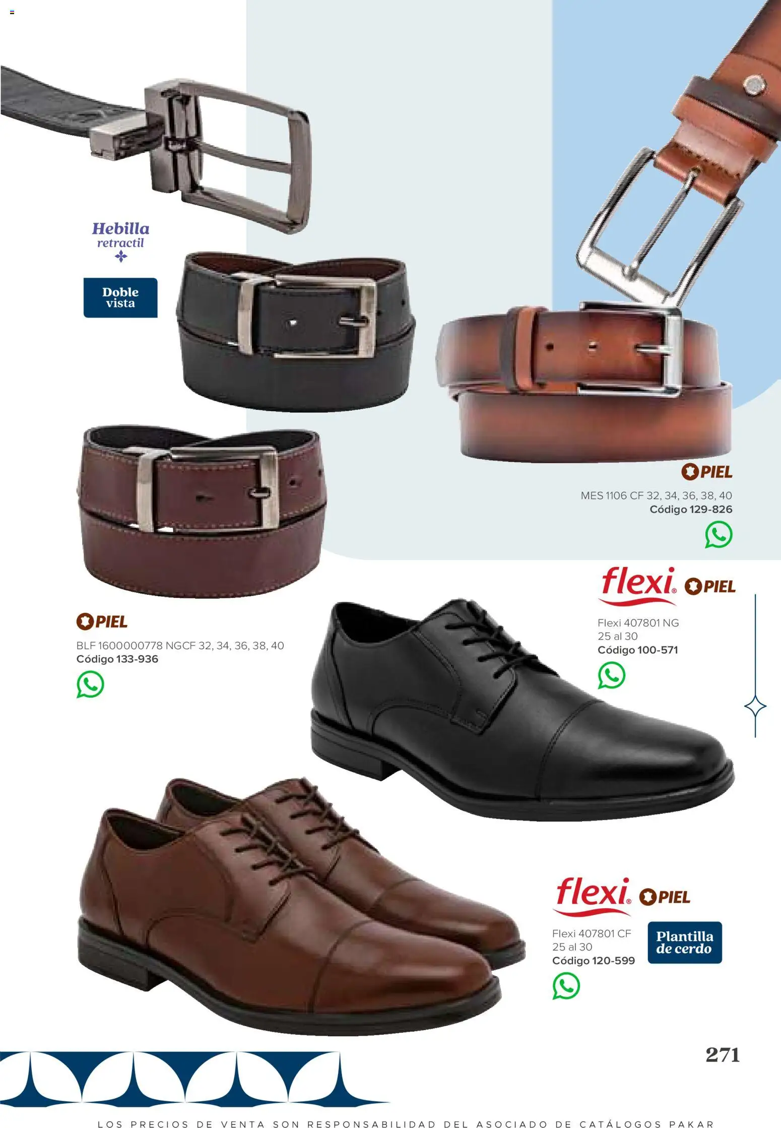 Vista previa las ofertas de la tienda SC Pakar - SC Pakar catálogo Hombre desde el 31/07/2026 - Cerdo, Hebilla