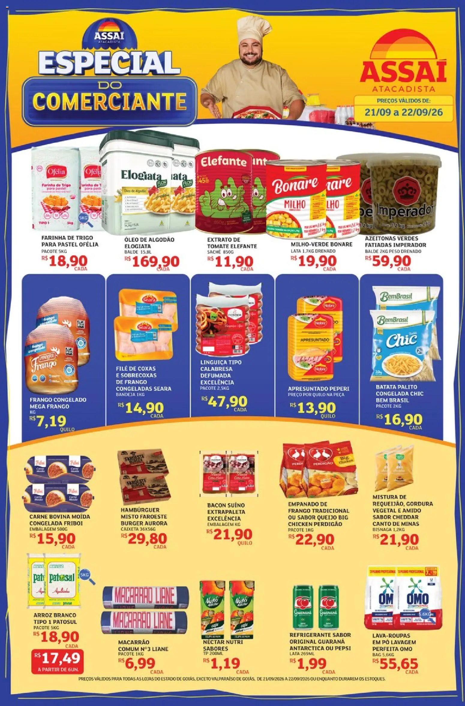 Pré-Visualização do folheto "Assaí Atacadista ofertas - GO" da loja Assaí Atacadista válido a partir de 21/09/2026