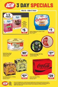 Preview of catalogue IGA 3 Day Specials - WA from shop IGA valid 15/05/2026