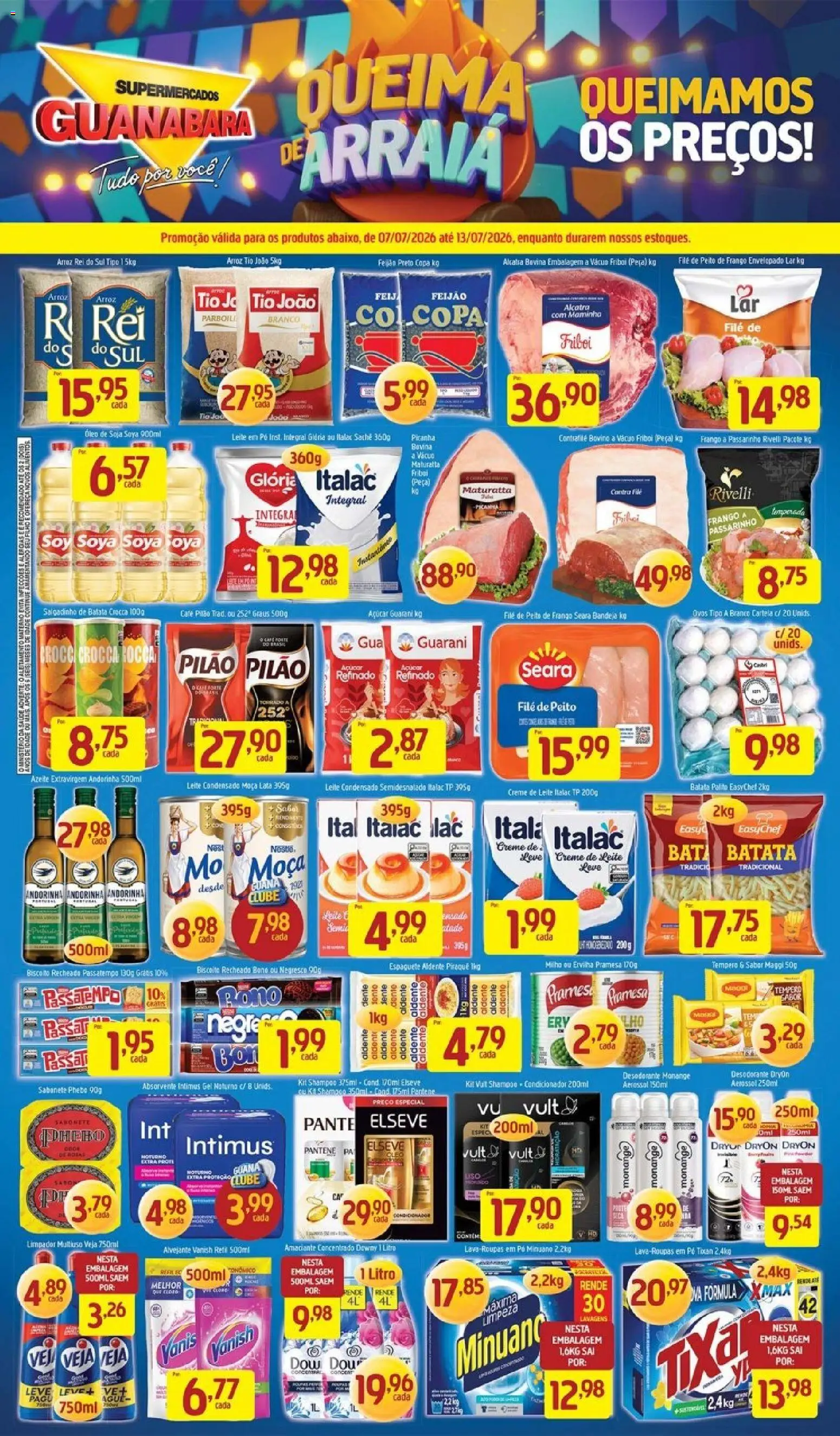 Pré-Visualização do folheto "Guanabara promoção" da loja Supermercados Guanabara válido a partir de 07/07/2026