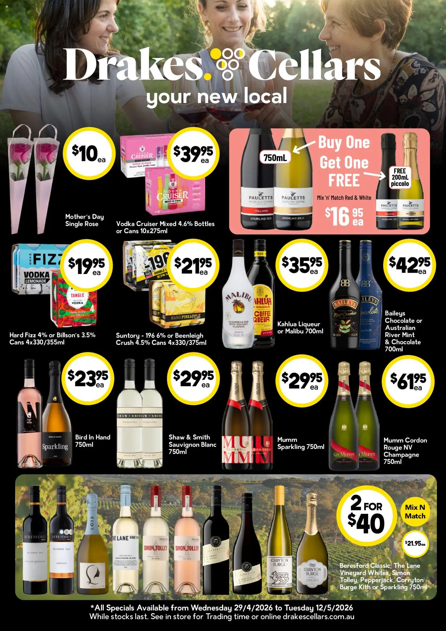 Preview of catalogue Drakes Cellars from shop Drakes valid 29/04/2026