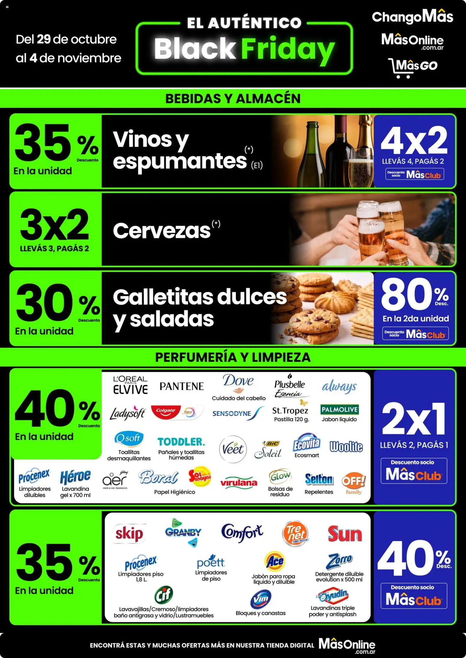 Vista previa del folleto de la tienda Changomas válido desde el 29/10/2026 