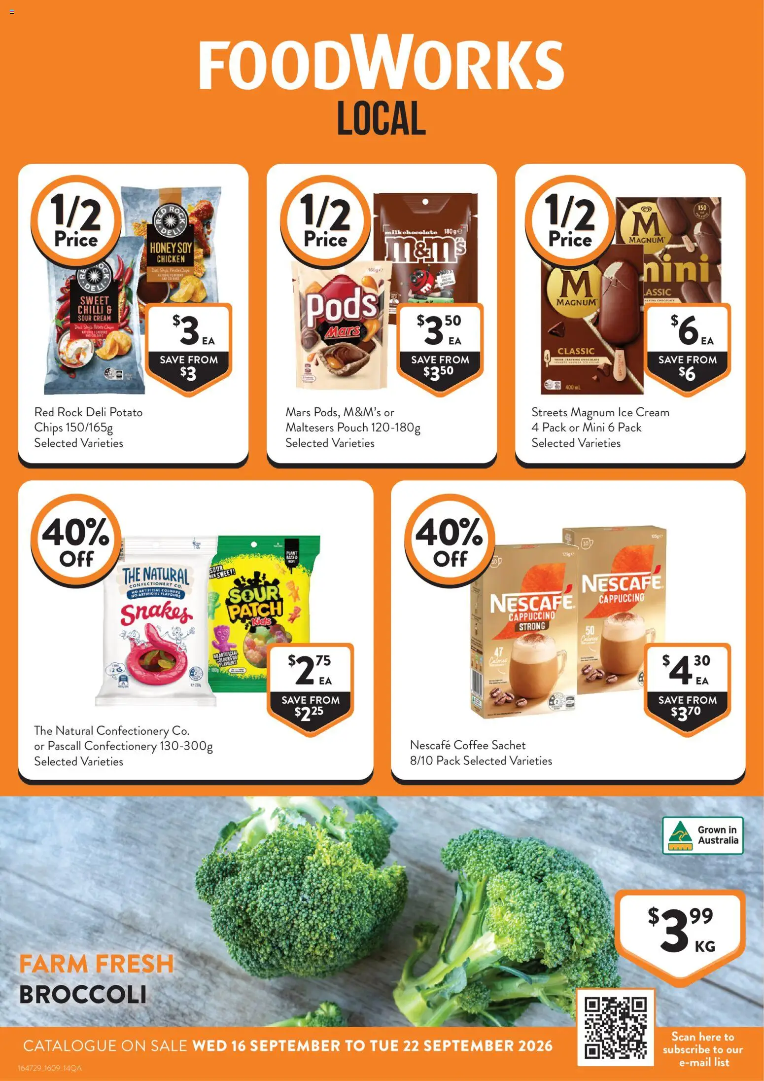 Preview of catalogue Foodworks catalogue QLD from shop Foodworks valid 16/09/2026