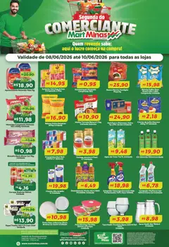 Pré-Visualização do folheto "Mart Minas ofertas Segunda do Comerciante" da loja Mart Minas válido a partir de 08/06/2026